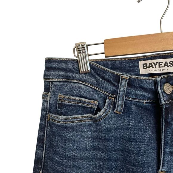 Bayeas Mid Rise Wide Leg Jeans Dark Wash Size 26 - Picture 4 of 7